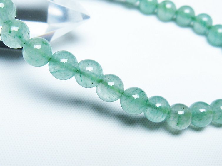 インド翡翠 ブレスレット 6mm [t127-11539] 3枚目