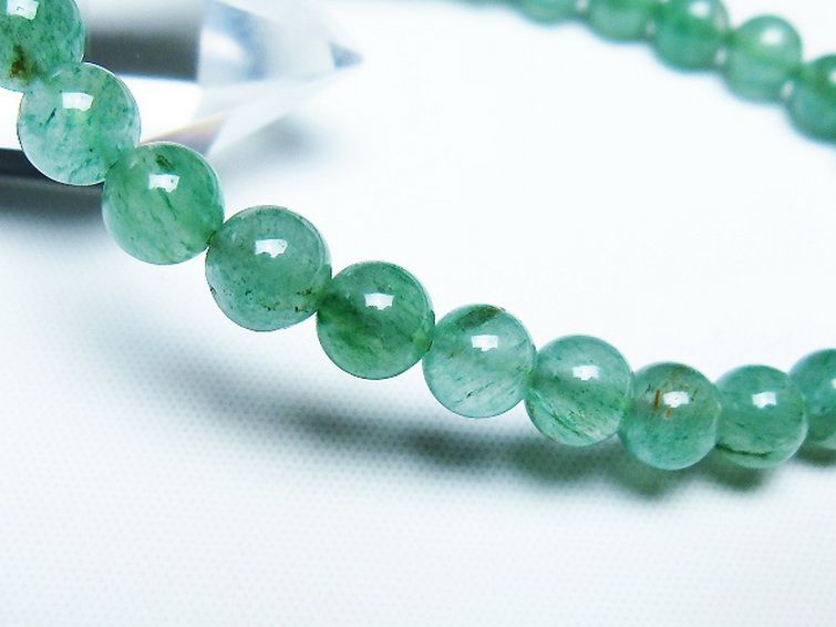 インド翡翠 ブレスレット 6mm [t127-11542] 3枚目