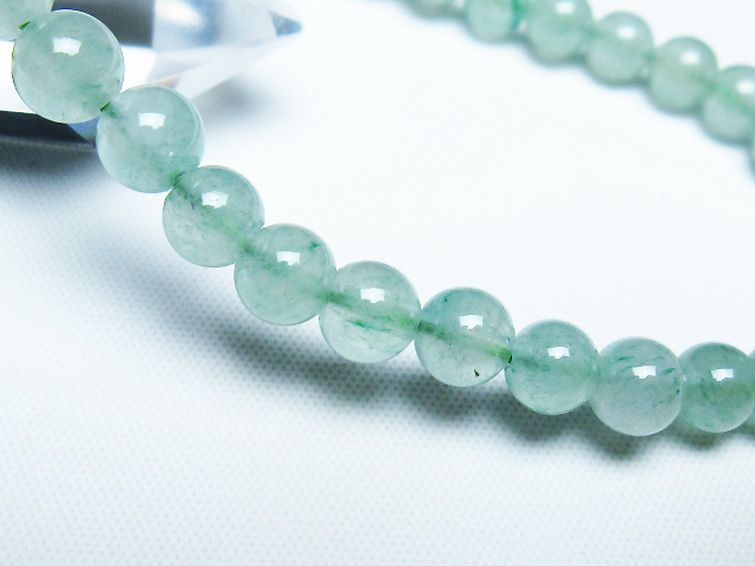 インド翡翠 ブレスレット 6mm [t127-11544] 3枚目