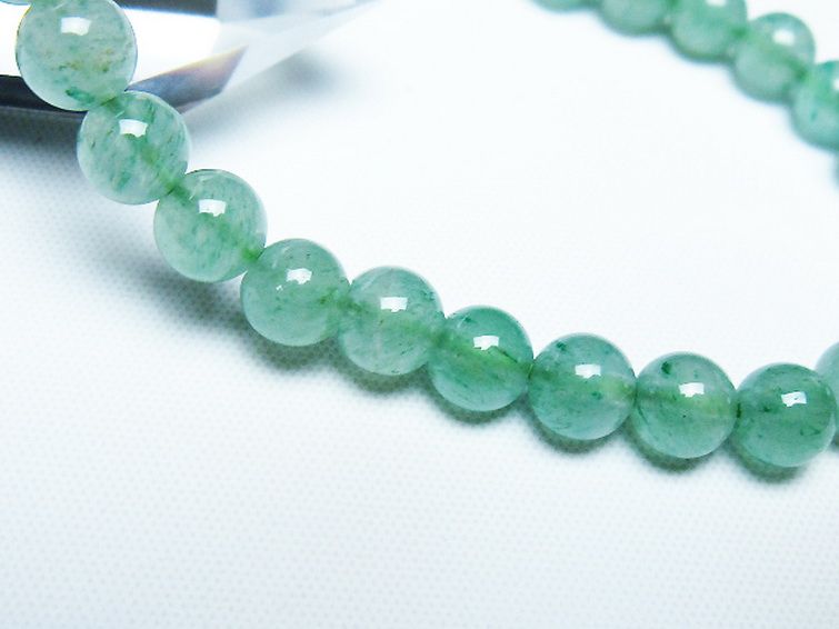 インド翡翠 ブレスレット 6mm [T127-11548] 3枚目