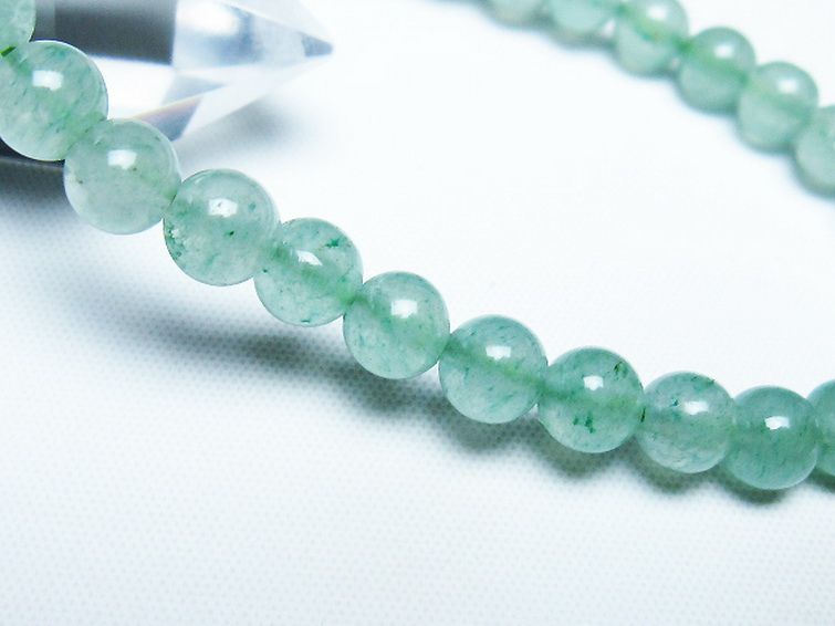 インド翡翠 ブレスレット 6mm [t127-11551] 3枚目