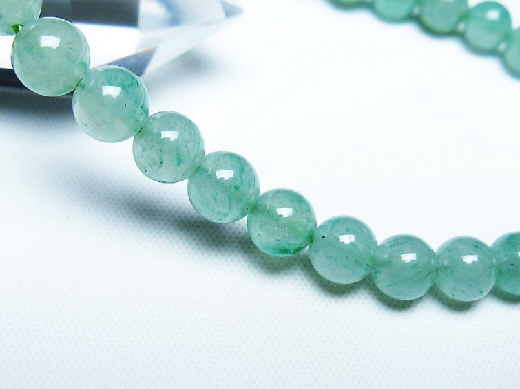 インド翡翠 ブレスレット 6mm [T127-11552] 3枚目