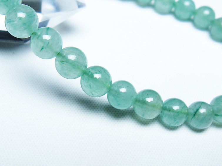 インド翡翠 ブレスレット 6mm [t127-11554] 3枚目