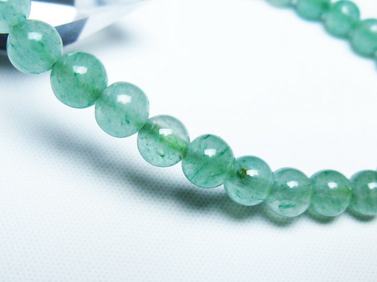 インド翡翠 ブレスレット 6mm [t127-11556] 3枚目