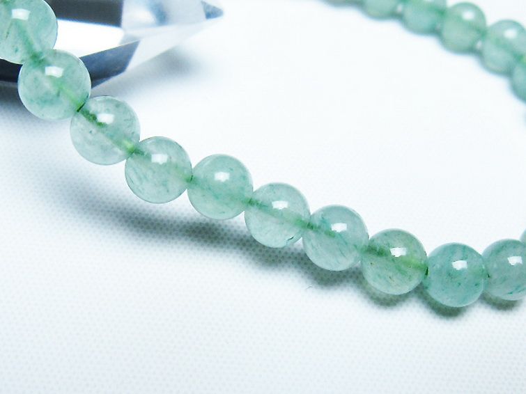 インド翡翠 ブレスレット 6mm [t127-11566] 3枚目