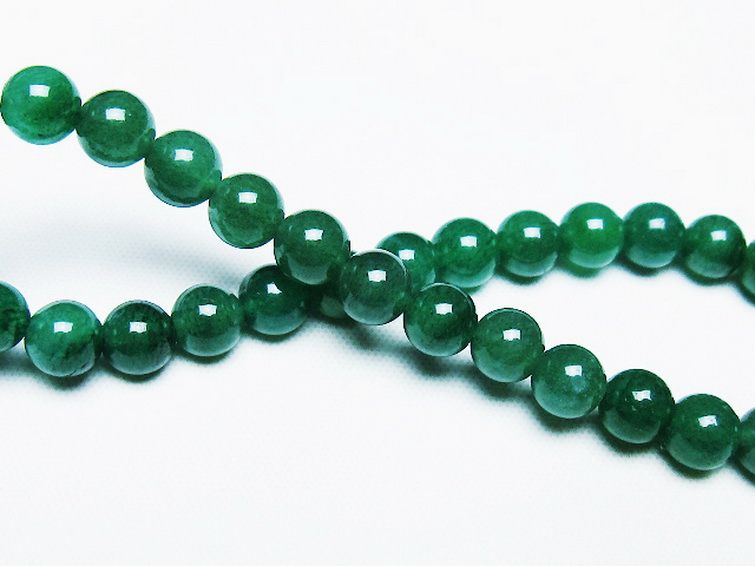 インド翡翠 ブレスレット 6mm [t127-11581] 2枚目