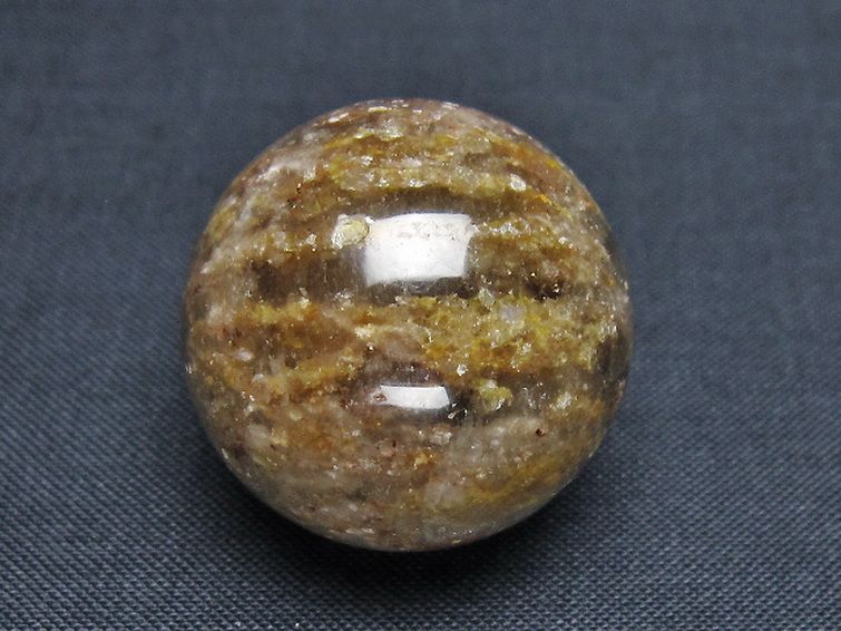 赤ガーデンファントム水晶 丸玉 28mm [t129-2930] 1枚目