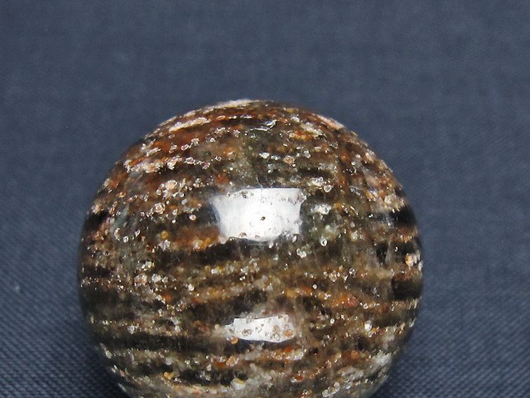 赤ガーデンファントム水晶 丸玉 29mm [t129-3075] 2枚目