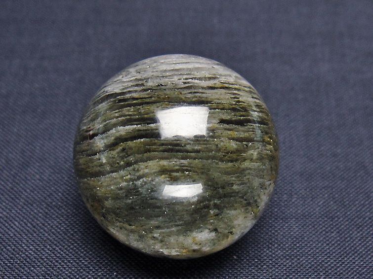 グリーンファントム 丸玉 28mm [t129-3094] 1枚目