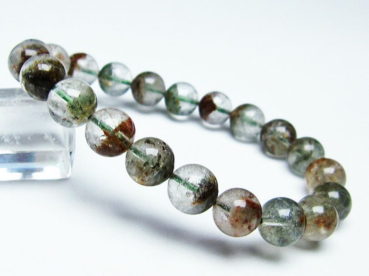 グリーンファントム ブレスレット 9mm [t13-9845] 1枚目