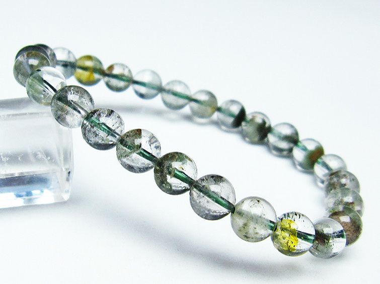 グリーンファントム ブレスレット 7mm [t13-9875] 1枚目