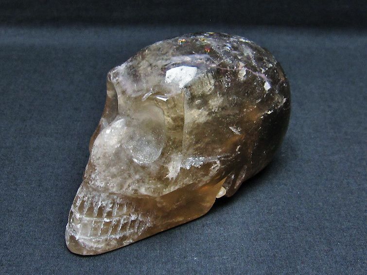 ライトニング水晶 ドクロ[T130-2107] 2枚目