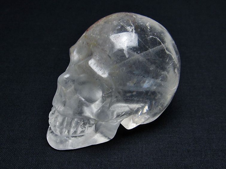 ヒマラヤ水晶 ドクロ[T130-2162] 3枚目