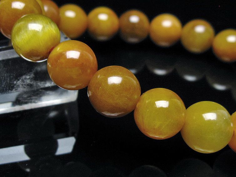金針ルチル水晶 ブレスレット 11mm [t132-15868] 3枚目