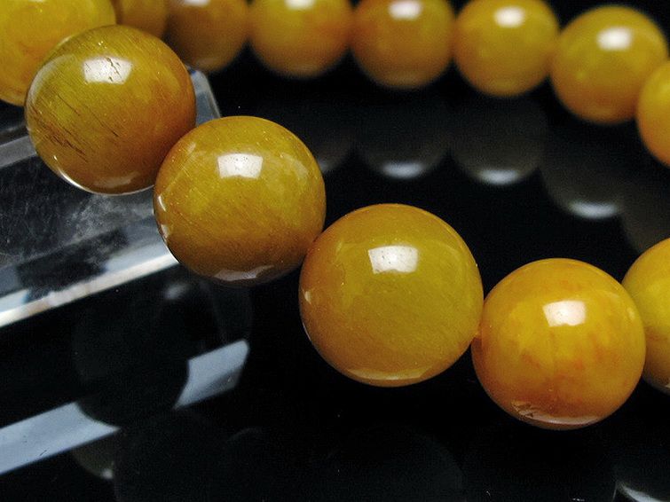 金針ルチル水晶 ブレスレット 13mm [t132-15877] 3枚目