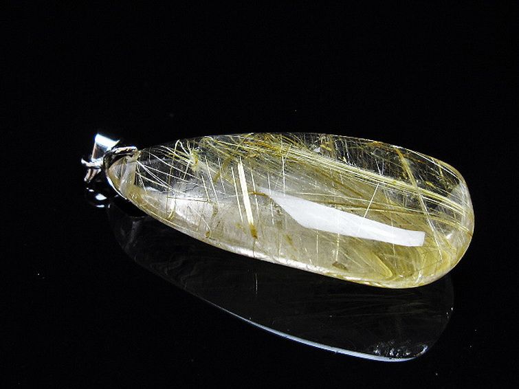 ゴールドタイチンルチル ペンダント [T134-3911] 3枚目