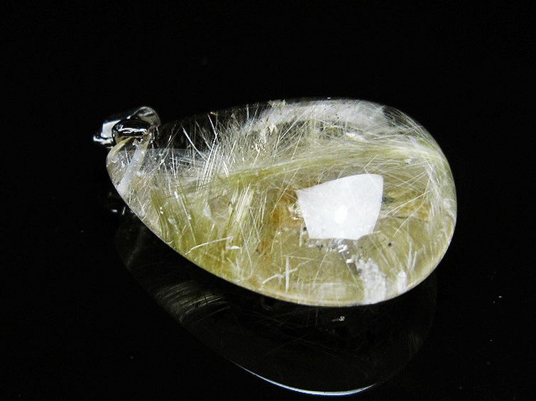 ゴールドタイチンルチル ペンダント [T134-3996] 3枚目