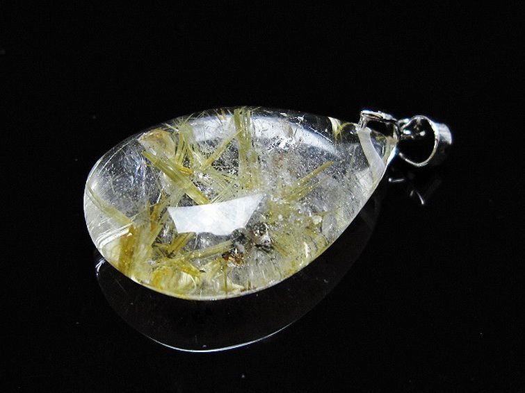 ゴールドタイチンルチル ペンダント [T134-3999] 3枚目