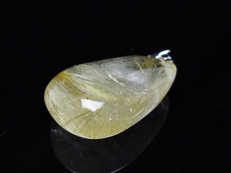 ゴールドタイチンルチル ペンダント [T134-4115] 3枚目