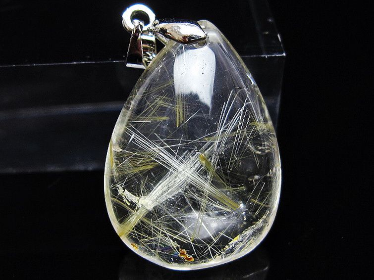 ゴールドタイチンルチル ペンダント [T134-4142] 2枚目