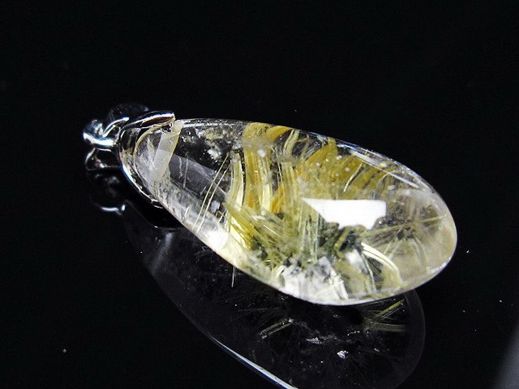 ゴールドタイチンルチル ペンダント [T134-4172] 3枚目