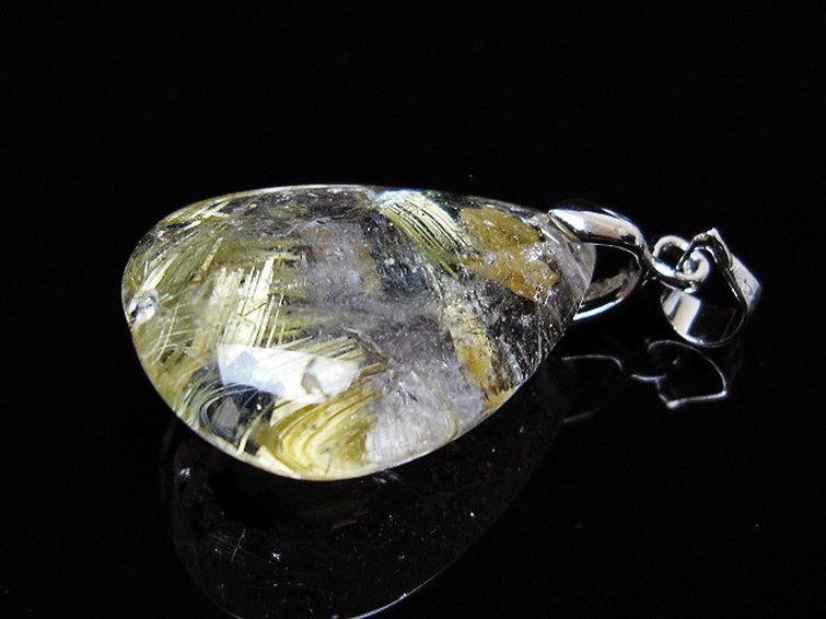 ゴールドタイチンルチル ペンダント [T134-4174] 3枚目