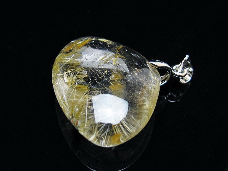 ゴールドタイチンルチル ペンダント [T134-4187] 3枚目