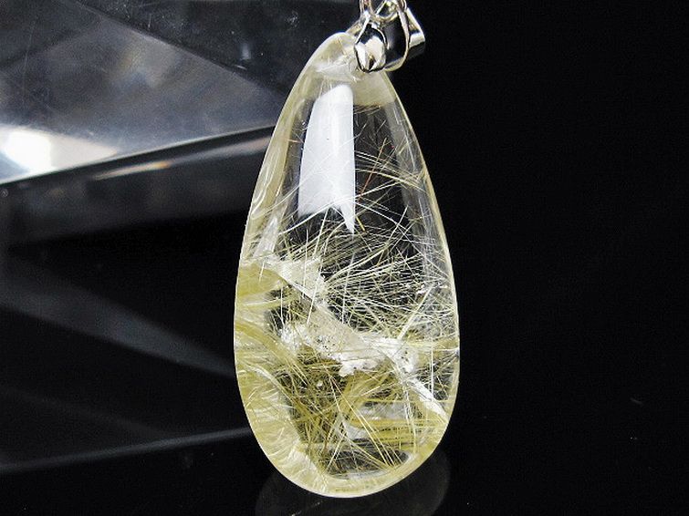 ゴールドタイチンルチル ペンダント [T134-4195] 2枚目