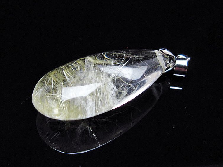 ゴールドタイチンルチル ペンダント [T134-4195] 3枚目