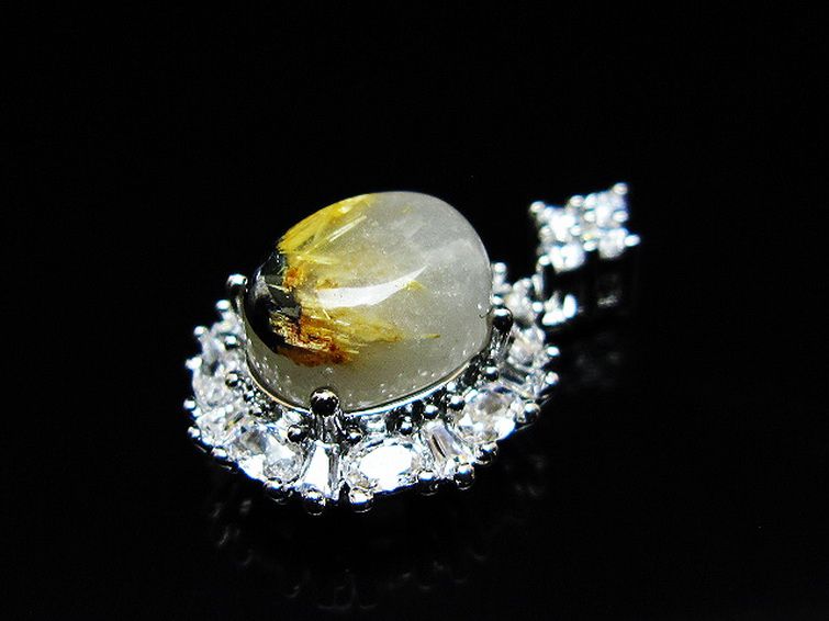 ゴールドタイチンルチル ペンダント [T134-4212] 3枚目