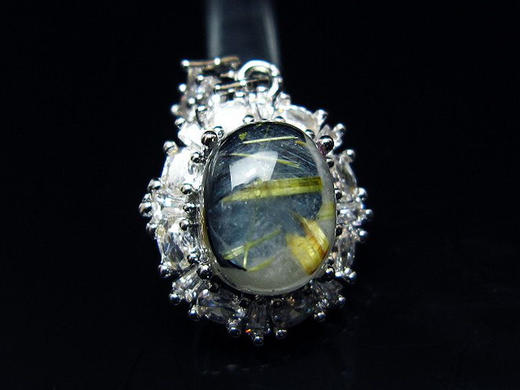 ゴールドタイチンルチル ペンダント [T134-4255] 2枚目