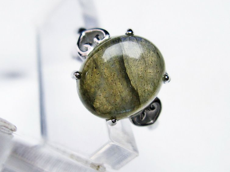 ラブラドライト 指輪 (12号)[T135-7080] 1枚目