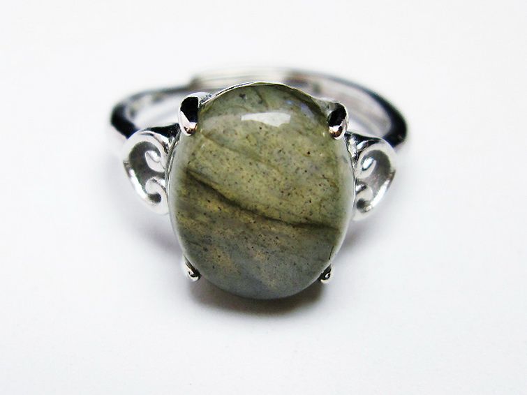 ラブラドライト 指輪 (12号)[T135-7080] 2枚目
