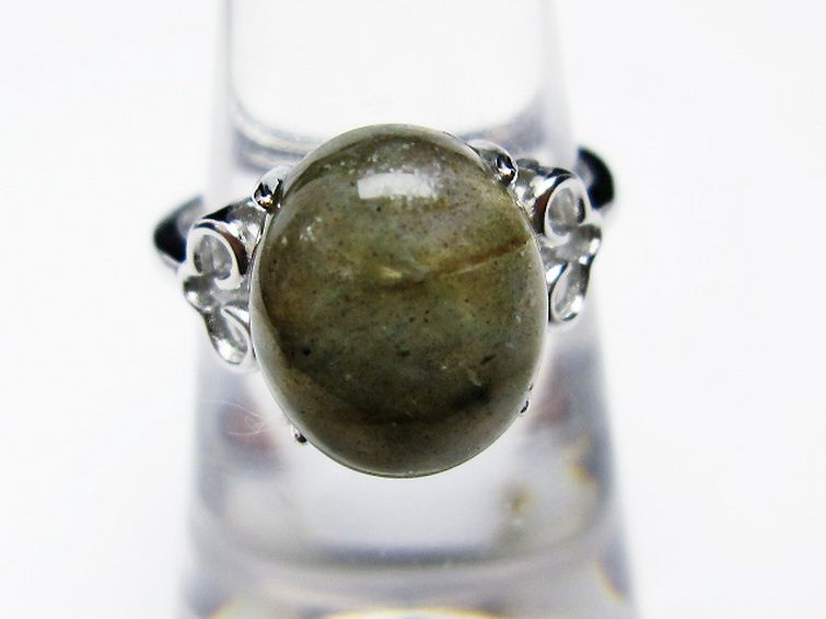 ラブラドライト 指輪 (13号)[T135-7176] 1枚目
