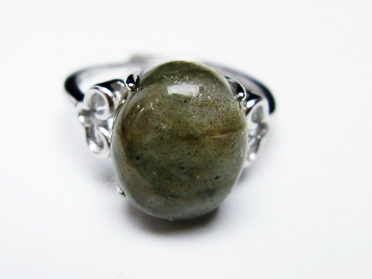 ラブラドライト 指輪 (13号)[T135-7176] 2枚目