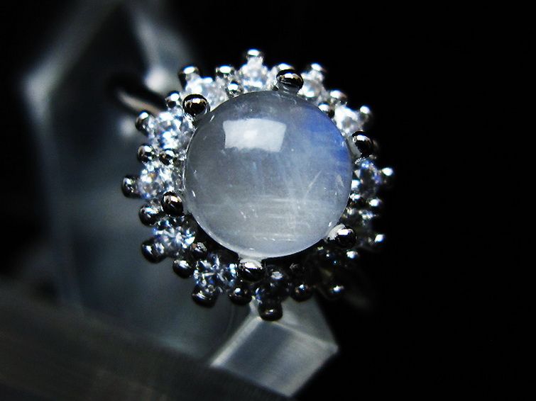 ムーンストーン 指輪 (15号) [t135-7365] 2枚目