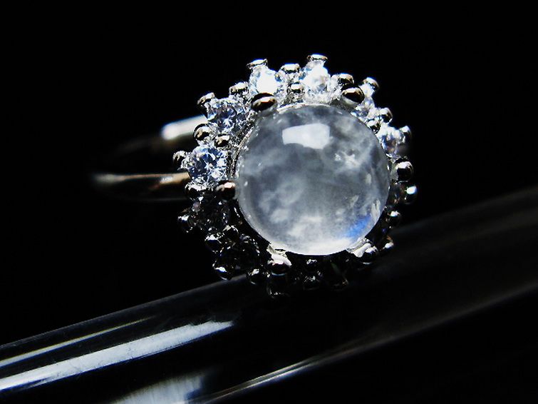 ムーンストーン 指輪 (16号) [t135-7373] 2枚目