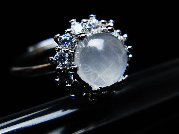 ムーンストーン 指輪 (16号) [t135-7379] 2枚目