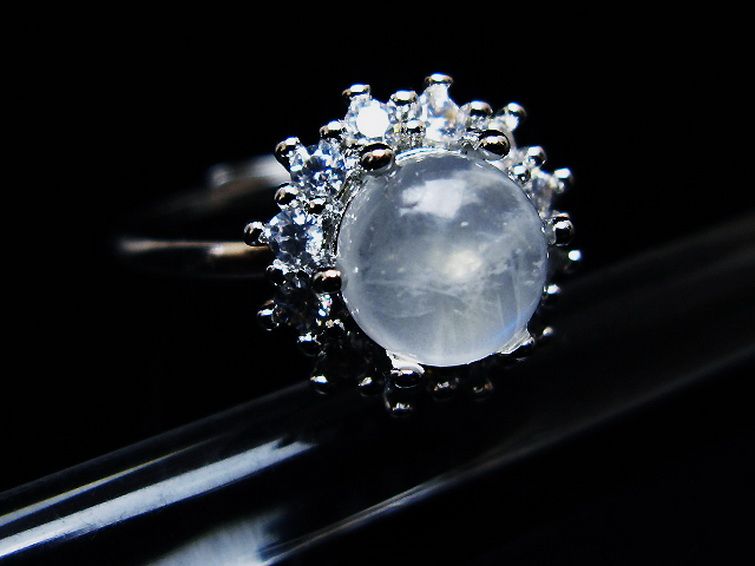 ムーンストーン 指輪 (16号) [t135-7382] 2枚目