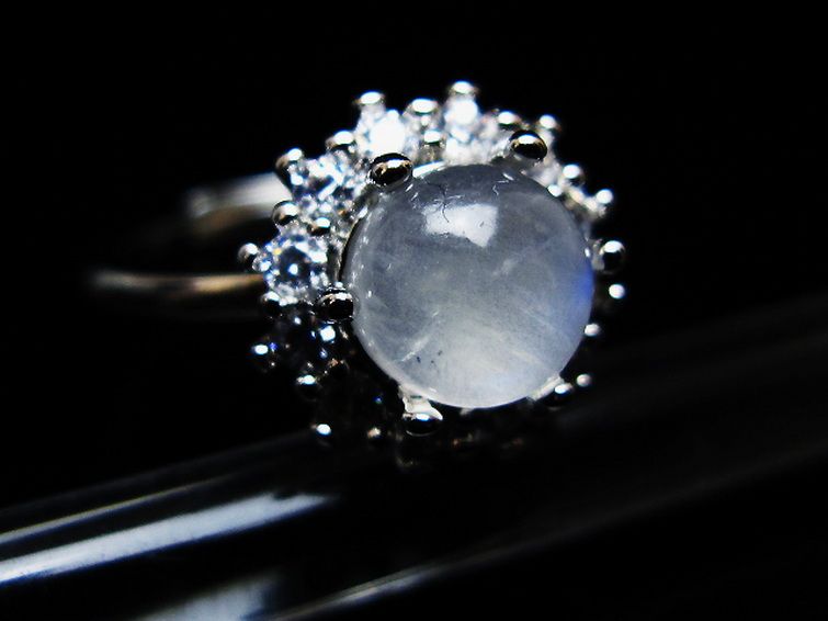 ムーンストーン 指輪 (16号)[T135-7385] 2枚目