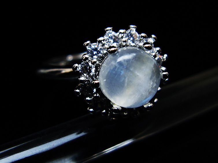 ムーンストーン 指輪 (15号)[T135-7393] 2枚目