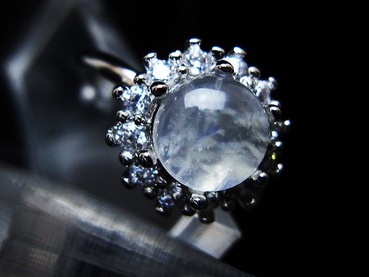 ムーンストーン 指輪 (15号) [t135-7394] 1枚目