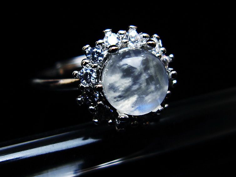 ムーンストーン 指輪 (15号) [t135-7394] 2枚目