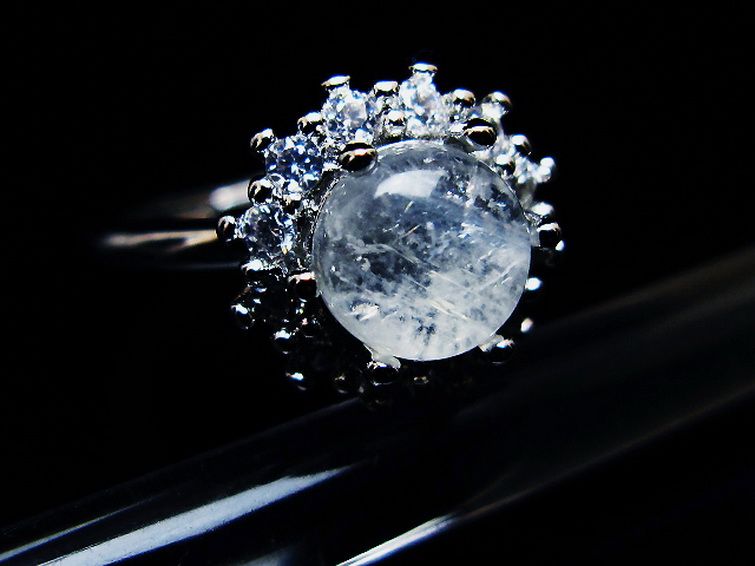 ムーンストーン 指輪 (15号)[T135-7396] 2枚目