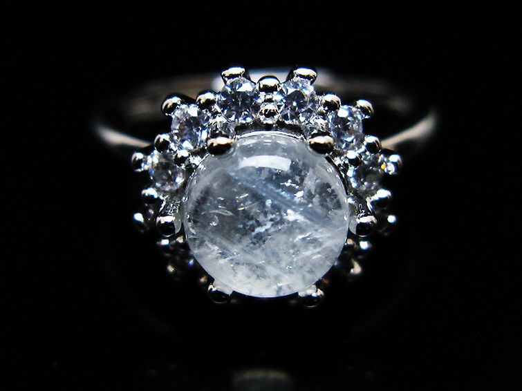 ムーンストーン 指輪 (15号)[T135-7396] 3枚目