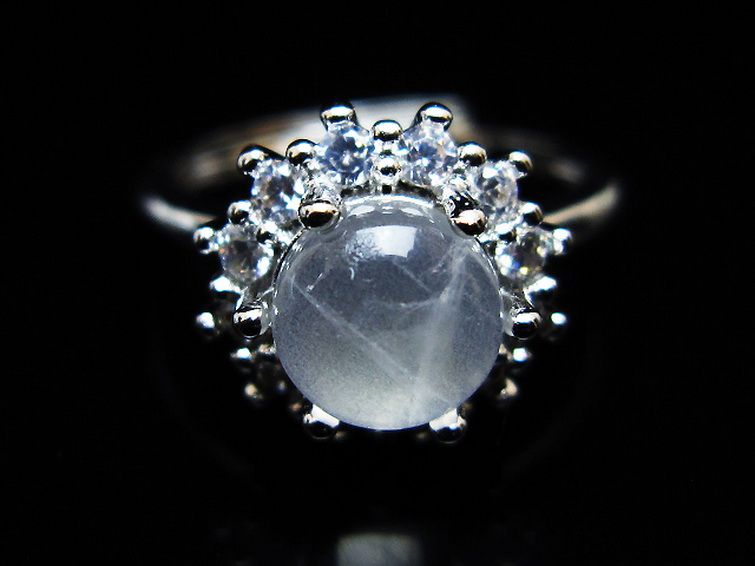 ムーンストーン 指輪 (15号)[T135-7406] 3枚目