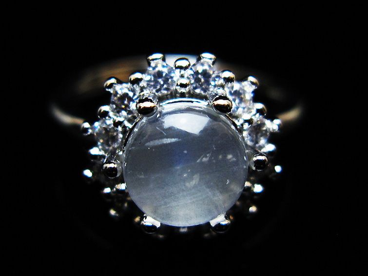 ムーンストーン 指輪 (16号) [t135-7460] 3枚目