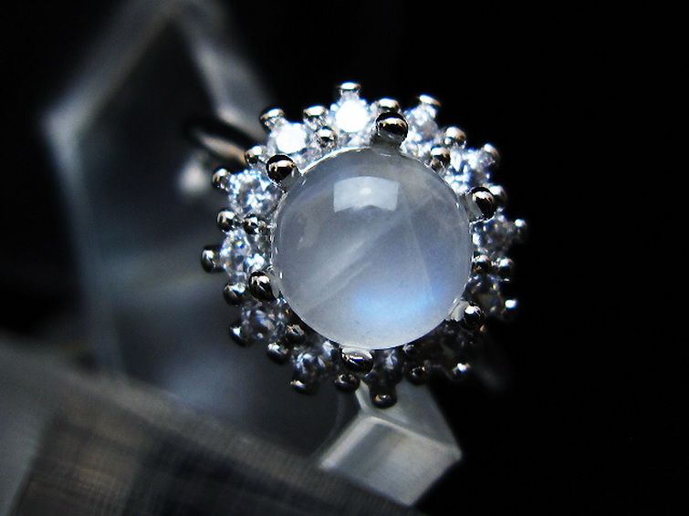 ムーンストーン 指輪 (15号) [t135-7463] 2枚目