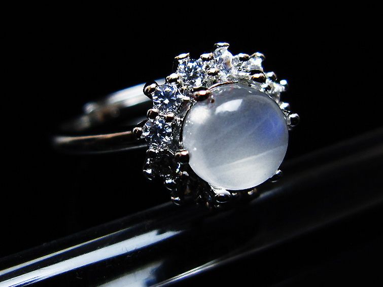 ムーンストーン 指輪 (16号) [t135-7469] 2枚目