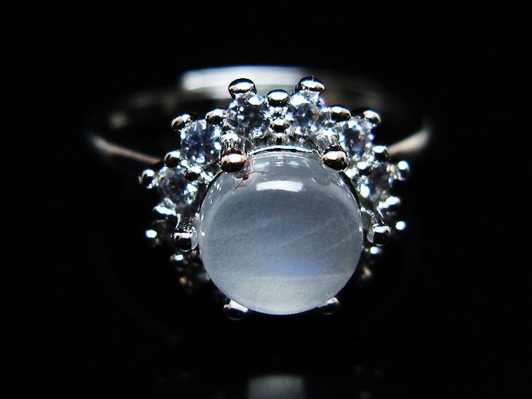 ムーンストーン 指輪 (16号) [t135-7469] 3枚目
